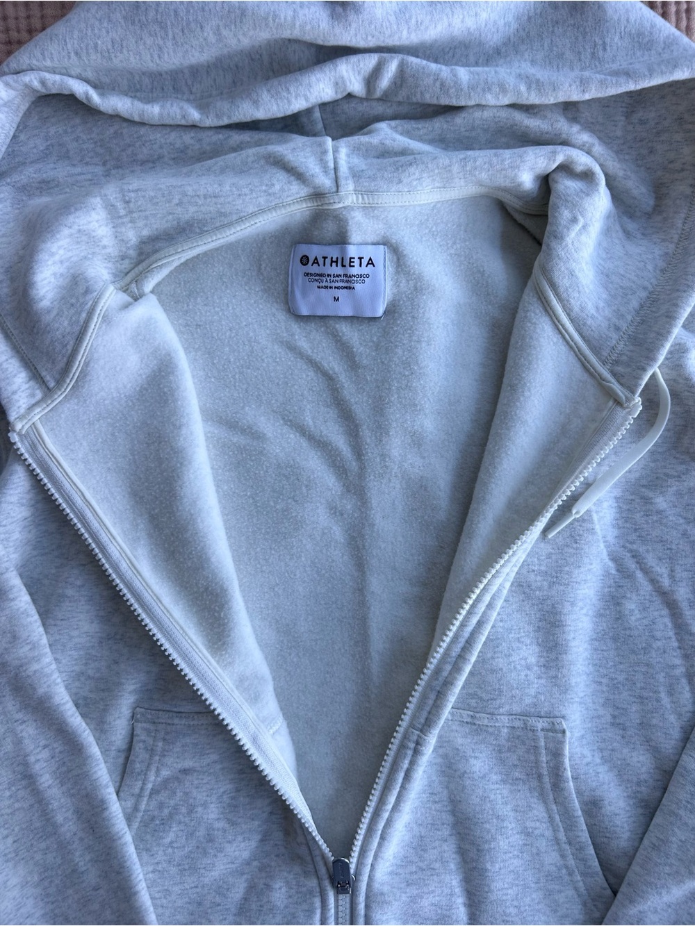 Athleta Forever Fleece Full Zip-Up Hoodie - Picture 5 of 5